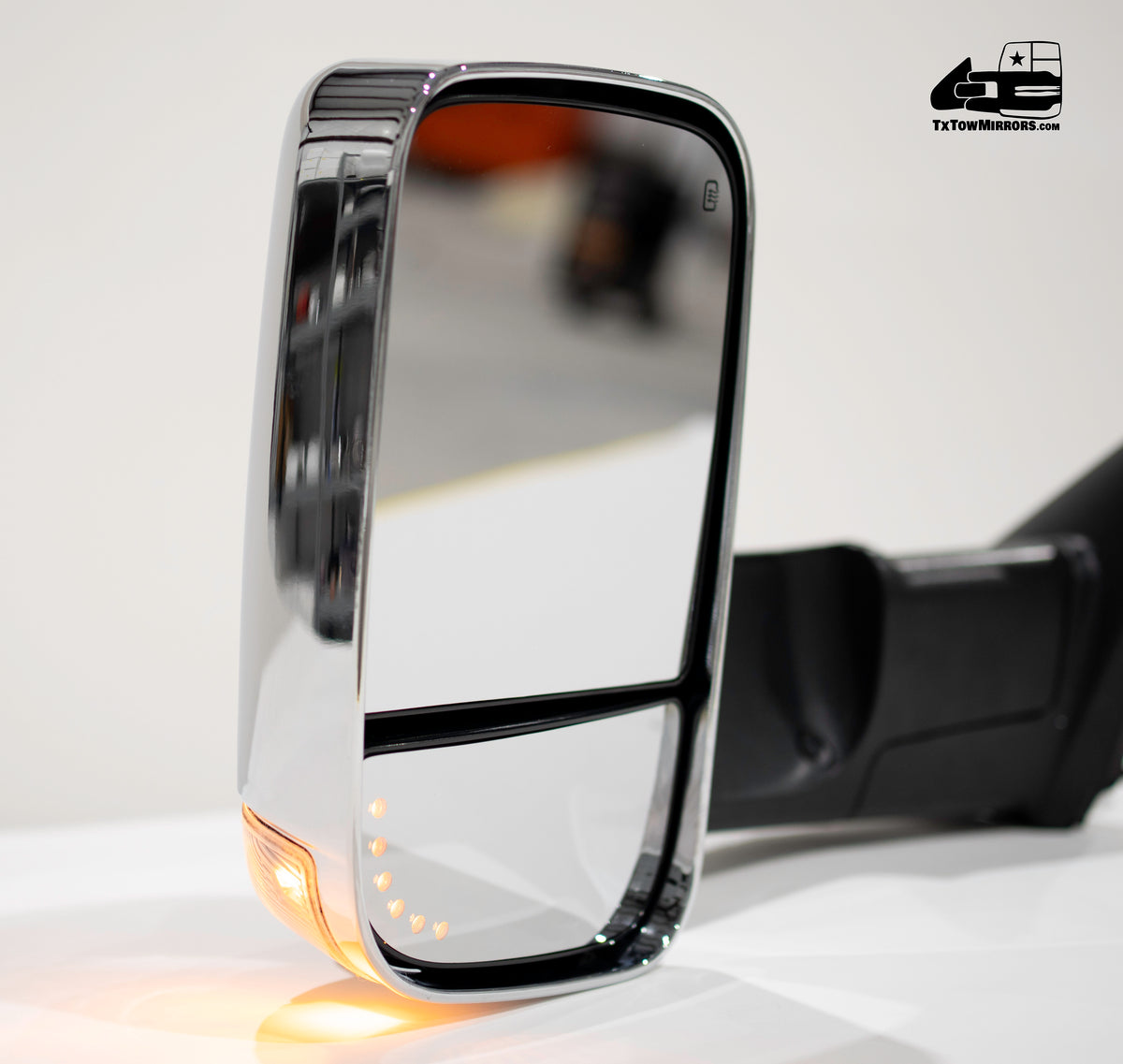 0918 Ram Chrome Tow Mirrors w/ Switchbacks Texas Tow Mirrors