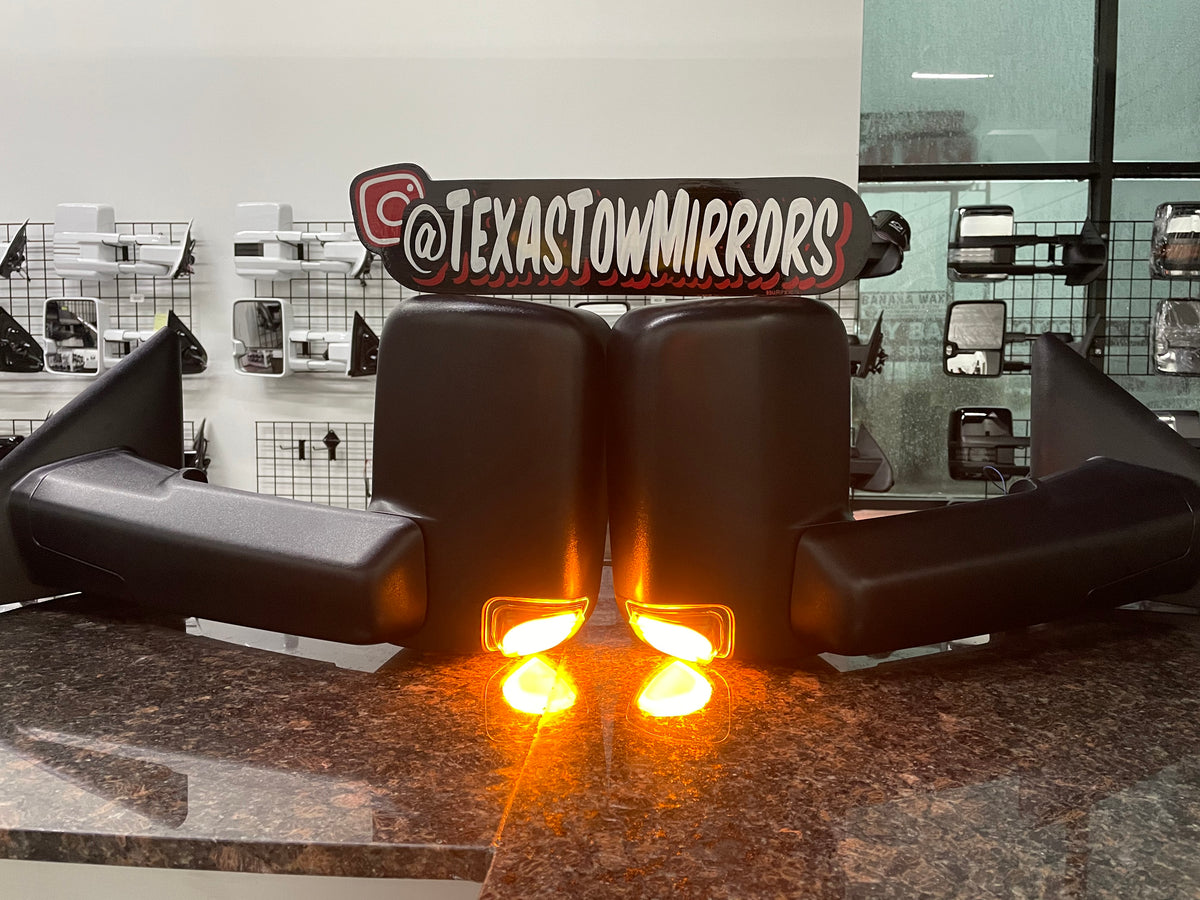 0918 Ram Tow Mirrors w/ Switchbacks Texas Tow Mirrors