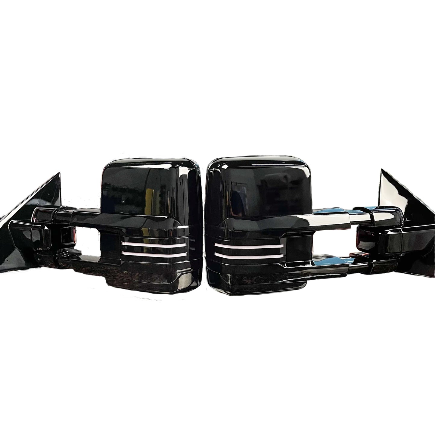 14-18 GM Gloss Black Tow Mirrors