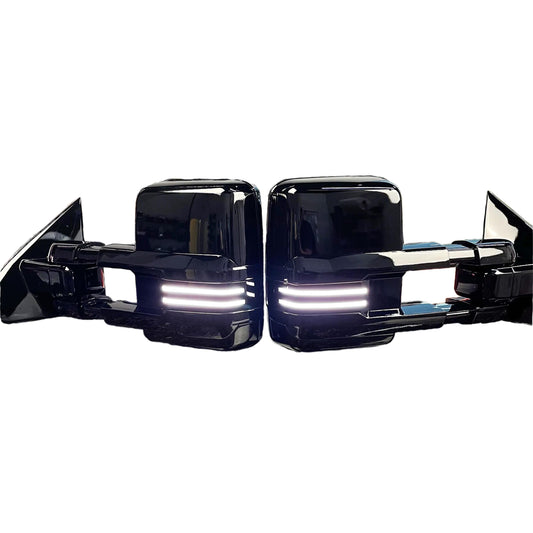 14-18 GM Gloss Black Tow Mirrors