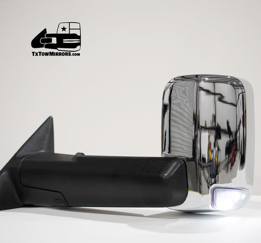 09-18 Ram Chrome Tow Mirrors w/ Switchbacks